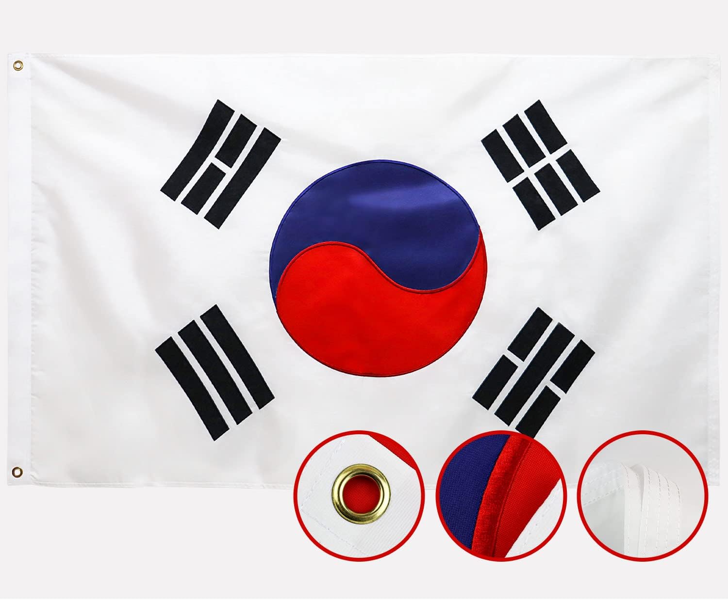 富蕴韩国国旗 3x5ft